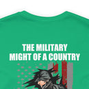 Mighty Reflection: 'The Military Might Represents National Strength' Military Design T-Shirt