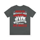 America Without Her Soldiers: Military Design T-Shirt Honoring Our Heroes
