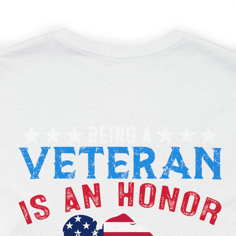 Honored Veteran, Priceless Grandpa: Military Design T-Shirt Celebrating Legacy