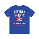 Heart to Heart: Veteran and Daughter Military Design T-Shirt Celebrating Unbreakable Bonds