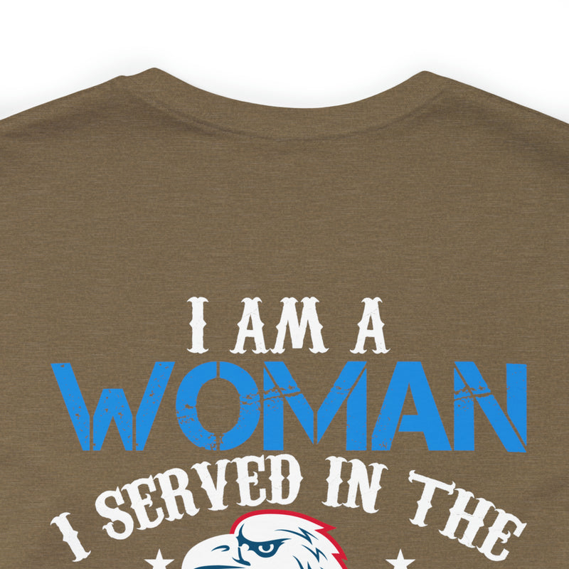 Proud Woman Veteran: Military Design T-Shirt - Breaking Barriers, Honoring Service