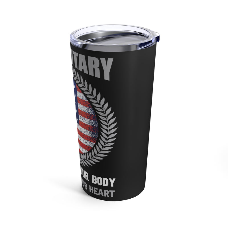 Heart of a Hero: Military Design Tumbler - 20oz