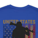 United States Veteran: Honoring Service with Military Design T-Shirt