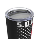 S.Q.U.I.D Forever: 20oz Military Design Tumbler - Black Background Edition