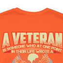 Blank Check for Freedom: Military Design T-Shirt Honoring the Sacrifice of Veterans
