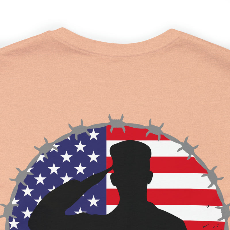 Gratitude Unveiled: Thank You Veterans Military Design T-Shirt