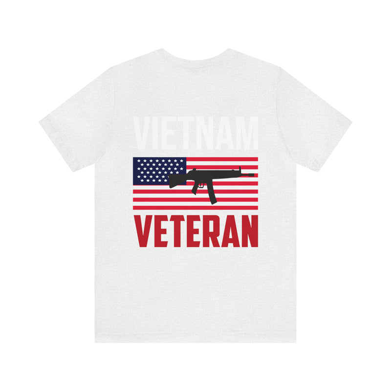 Honoring the Sacrifice: Military T-Shirt with 'Vietnam Veteran' Design