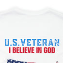 U.S. Veteran Pride T-Shirt: 'God, Family, Country' Military Design