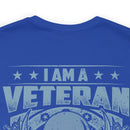 Eternal Oath: Military Design T-Shirt - 'I Am a Veteran - My Oath of Enlistment Has No Expiration Date