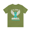 My Hero is Now My Angel: PTSD Design Cotton T-Shirt