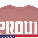 Proud Veteran: Military Design T-Shirt Honoring Courage and Dedication