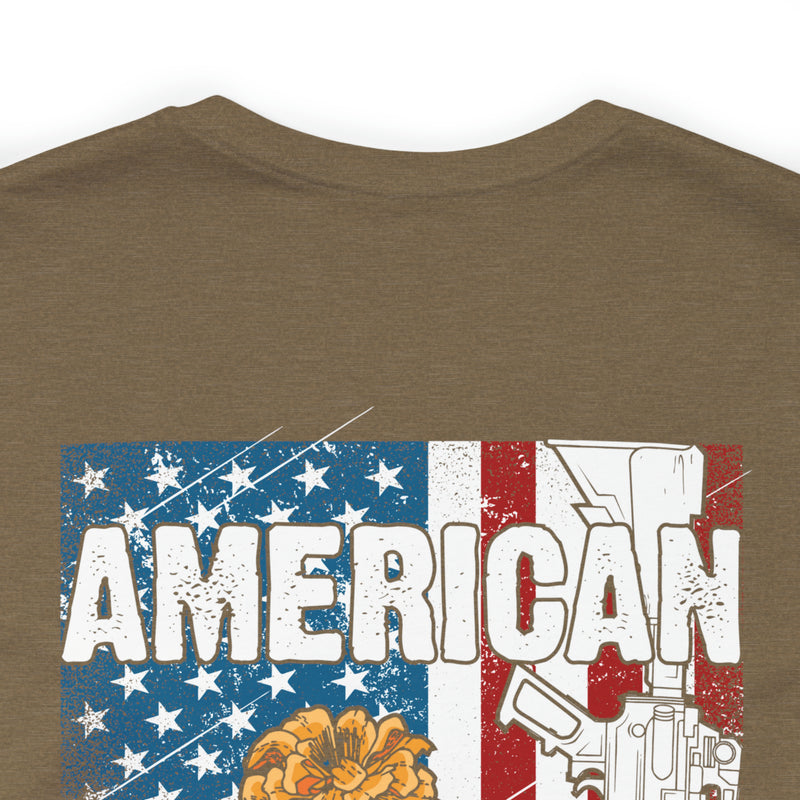 Proud American Veteran: Military Design T-Shirt, Show Your Patriotism!