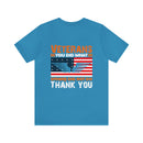 Veterans: Defenders of Freedom Military Design T-Shirt - Thank You for Your Unparalleled Service!