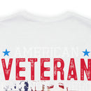 Honoring American Veterans: Walking Beside Heroes T-Shirt with Military Design - Celebrating the Honor