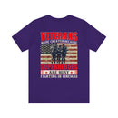 Unsung Heroes: Veterans Defending Our Freedom - Military Design T-Shirt Respecting Real-Life Superheroes