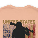United States Veteran: Honoring Service with Military Design T-Shirt