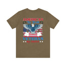 Patriotism Personified: Military Design T-Shirt - American by Birth, Veteran by Choice