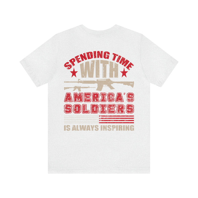 Inspiring Encounters: Spending Time with America's Soldiers Military T-Shirt