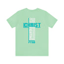 Soft cotton and quality print With Christ Fighting PTSD Awareness T-Shirt