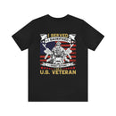 U.S. Veteran Pride Military Design T-Shirt - 'I Served, I Sacrificed, I Regret Nothing'