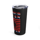 Patriotic Pride: 20oz Military Design Tumbler for Proud Americans