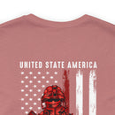 Honoring All Who Served: United States America Veteran's Day - Military Design T-Shirt