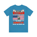 Proudly Serving: Vietnam Veteran - Military Design T-Shirt Honoring Resilience, Sacrifice, and Unyielding Patriotism