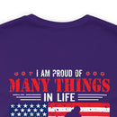 Proud Daughter of a Veteran: Military Design T-Shirt Celebrating Family Legacy