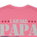 Dad, Papa, Veteran T-Shirt: Fearless and Unstoppable Military Design