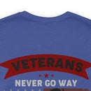 Ever Ready Veterans: Military Design T-Shirt - Always Prepared, Never Forgotten