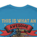 This is What an Awesome Veteran Looks Like: Military Design T-Shirt Celebrating Service and Excellence