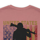 United States Veteran: Honoring Service with Military Design T-Shirt