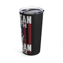 American by Birth, Veteran by Choice - 20oz Military Design Tumbler: A Patriotic Tribute