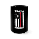 S.Q.U.I.D. Submarine Qualified Until I Die 15oz Military Design Black Mug - Embracing Submarine Pride!