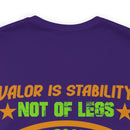 Soul of Valor: Military Design T-Shirt for Courageous Warriors
