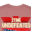 2Time Undefeated World War Champs Military Design T-Shirt: Show Your Pride!