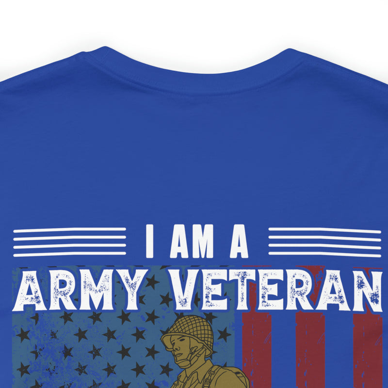 Veteran's Wit and Skill: Military T-Shirt - 'I Am an Army Veteran, I Can Fix Stupid But It's Gonna Hurt