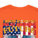 Proud Veteran Grandpa Military Design T-Shirt - 'Protecting Our Children's Future and Defending the Rights of Our Grandchildren'