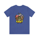 Patriotic Valor: Military T-Shirt with 'Double Flag Eagle U.S. ARMY' Design
