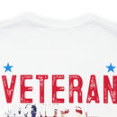 Honoring American Veterans: Walking Beside Heroes T-Shirt with Military Design - Celebrating the Honor