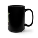 Timeless Dedication: 15oz Military Design Black Mug for Veterans