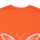 Butterfly Wings of Hope: Spreading PTSD Awareness with our Text Design T-Shirt