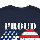 Proud Family Legacy: Military Design T-Shirt Celebrating Service and Unity
