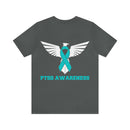 Spreading Wings of Awareness: PTSD Awareness Eagle Design Cotton T-Shirt