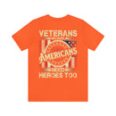 Veterans: American Heroes - Military Design T-Shirt for Patriotism and Appreciation