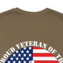 Pride in Service: 'Proud Veteran of the United States Army' Military Design T-Shirt
