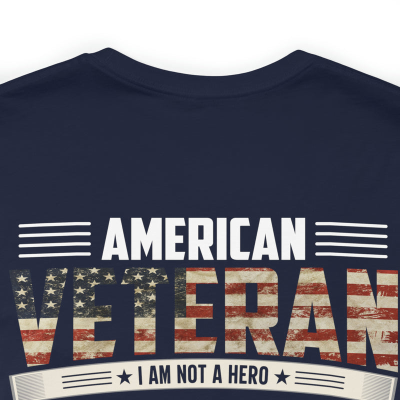 Walk of Honor: Military Design T-Shirt - Proud American Veteran, Standing Beside Heroes