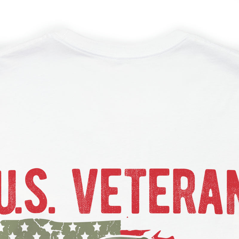 U.S. Veteran: Military Design T-Shirt - I Walked the Walk, Defending Our Nation