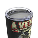 Patriotic Tribute: 20oz Military Design Tumbler - Honor the Courageous Sacrifice of Veterans