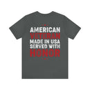 American Veteran: Made in USA, Served with Honor - Military Design T-Shirt for True Patriots